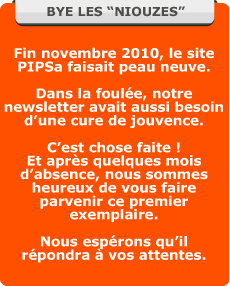 Message nouvelle newsletter