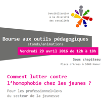 Bourse aux outils pédagogiques : Comment lutter contre l'homophobie chez les jeunes?