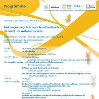Réduire les inégalités sociales et territoriales de santé en Wallonie picarde