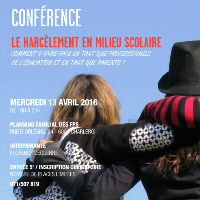 Conférence : Le harcèlement en milieu scolaire