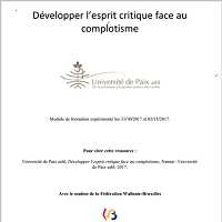 Développer l’esprit critique face au complotisme