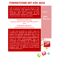 Formations IST et VIH 2016