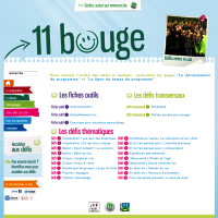 Découverte de l'outil "11bouge"