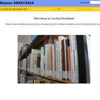 Catalogue en ligne du réseau ANASTASIA 