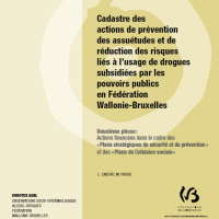 Cadastre des actions de prévention et de réduction des risques liés à l'usage de drogues 