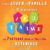 Jeu t'aime : rencontres le 7 octobre 2012